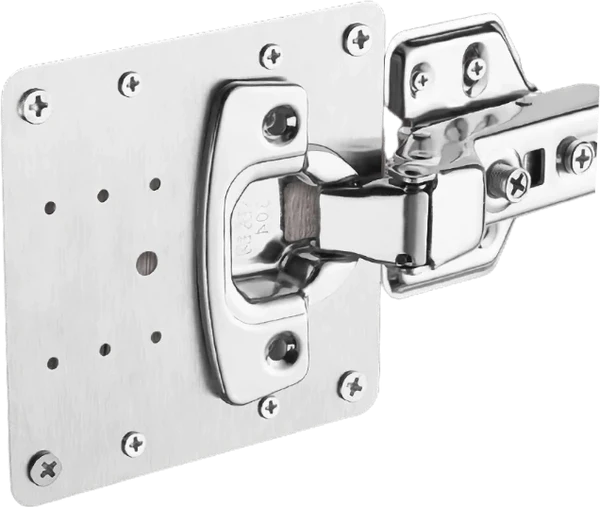 Placas de reparación de bisagra resistente para gabinetes (2 placas)