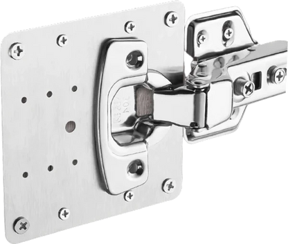 Placas de reparación de bisagra resistente para gabinetes (2 placas)