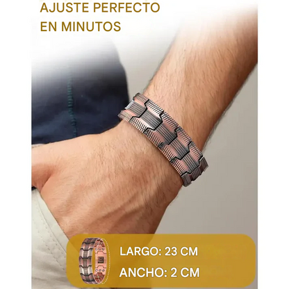 Pulsera magnética de cobre puro: alivia dolor y mejora circulación