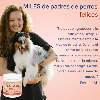 Probiótico de cola de pavo