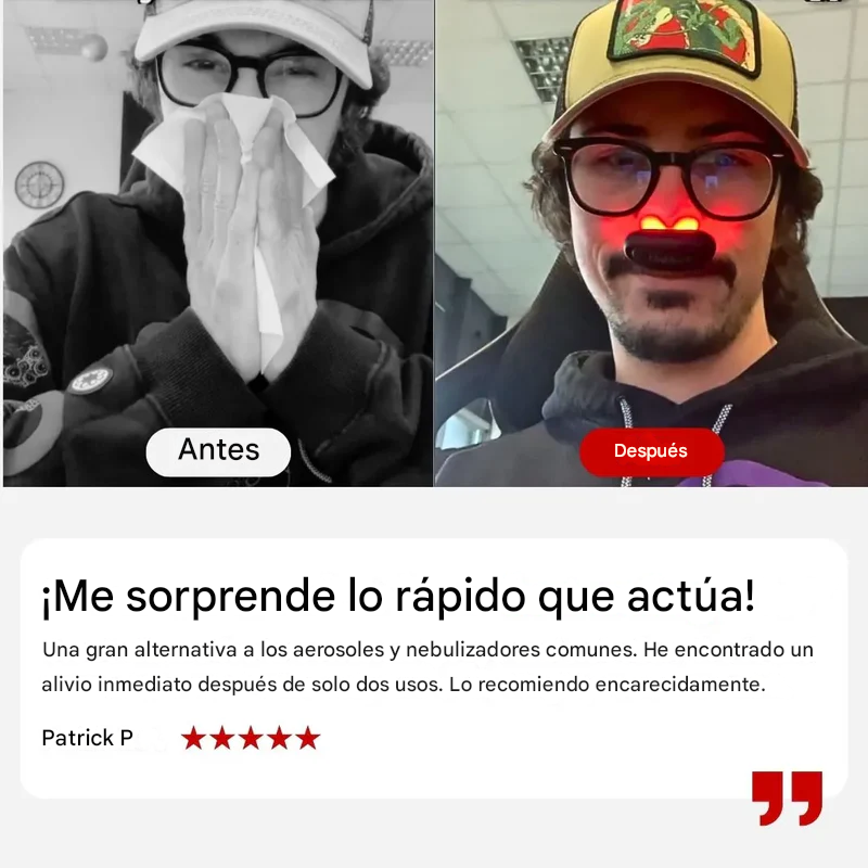 Nomore - Descongestionador nasal terapia infraroja