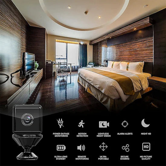 Spiahogar - Mini Cámara Espía 4K Ultra HD™