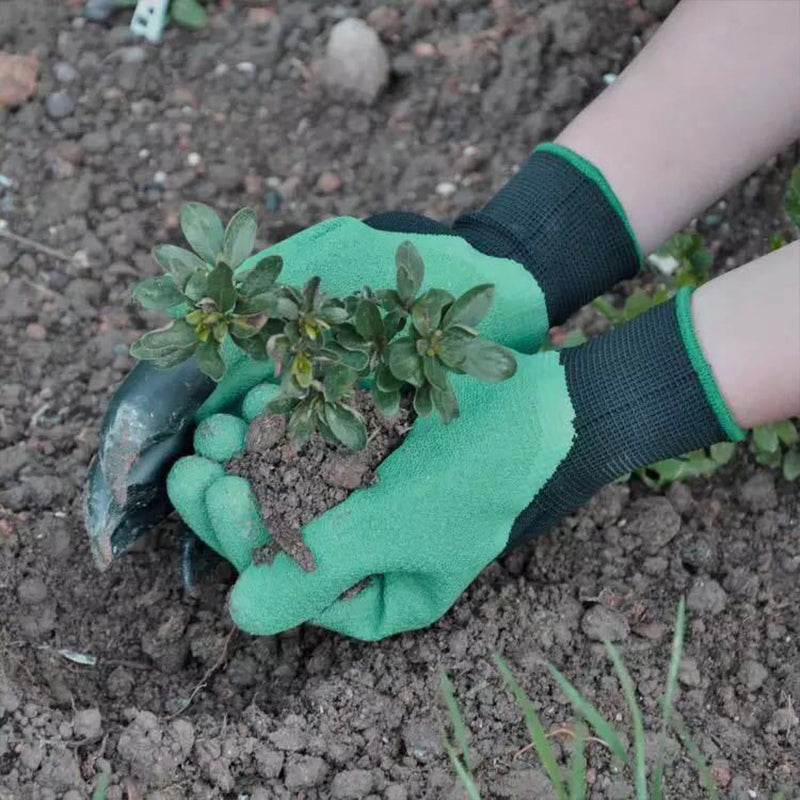 Guantes protectores de garra de jardinería