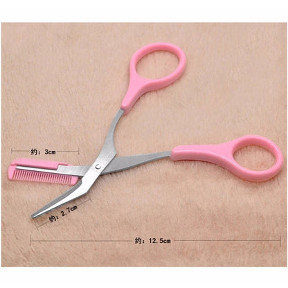 Tijeras de corte perfecto  para cejas con peine más perfilador