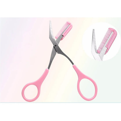 Tijeras de corte perfecto  para cejas con peine más perfilador